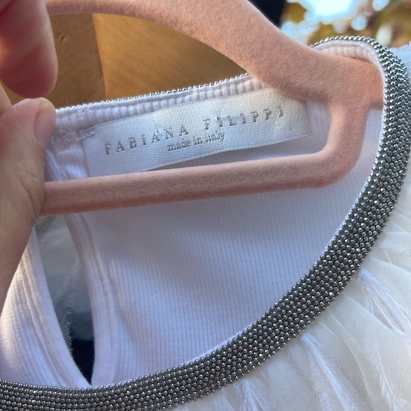 Fabiana Filippi Knit T Shirt Blouse, size 10 (fits small) - Picture 14 of 14